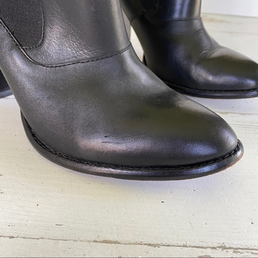 Elizabeth & James Solar Ankle Boots Black/White - Picture 11 of 13